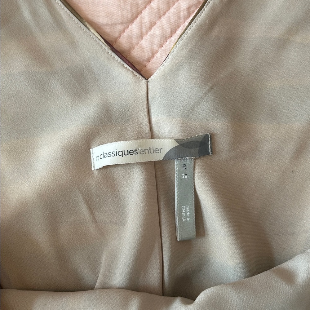 GUC Anthropologie Classiques Entier 100% Silk Dress(size 8) - Picture 6 of 7